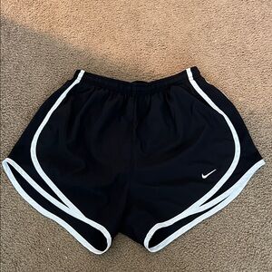 Nike Black and White Running Shorts
